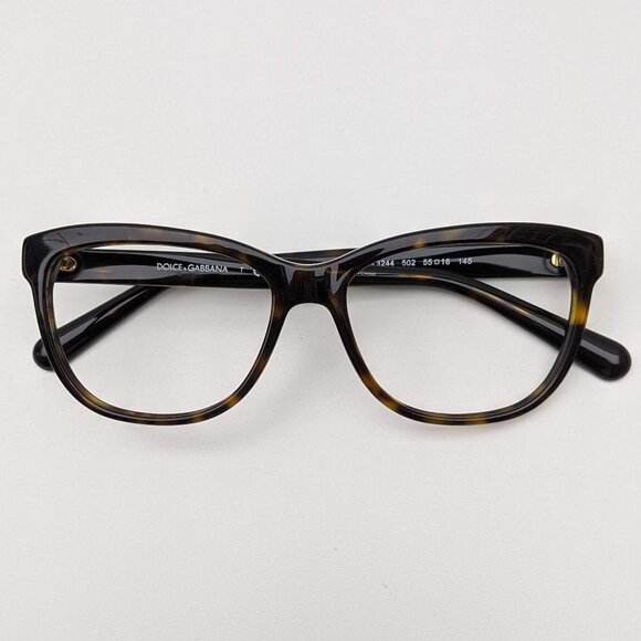 🕶️Dolce&Gabbana DG3244 502 Eyeglasses 55/16 145 /ALJ809🕶️​​ - Picture 1 of 6